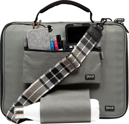 LAPTOPTAS - DONKERGRIJS - 15.6 inch - Revolutionaire "Fix and Go"