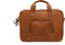 Laptoptas New Looxs Luko 7.5L - 42 x 6 x 30 cm - gemaakt van luxe leder - cognac
