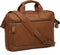 Laptoptas New Looxs Luko 7.5L - 42 x 6 x 30 cm - gemaakt van luxe leder - cognac