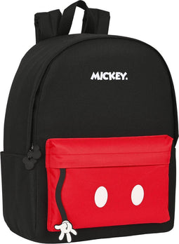 Laptoptas, Rugtas, Schooltas - Mickey Mouse Clubhouse - Rood, Zwart (31 x 40 x 16 cm)