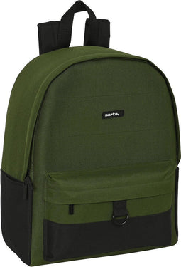Laptoptas Safta Dark Forest Zwart Groen 31 x 40 x 16 cm