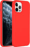 Accezz iPhone 12 Pro Max - Liquid Silicone Backcover - Schokabsorberend - Rood
