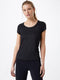 ODLO BL TOP Crew neck s/s ACTIVE F-DRY LIGHT - snel droog - zwart - Maat XL