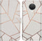 iMoshion Hoesje Geschikt voor Nokia G20 / G10 Hoesje Met Pasjeshouder - iMoshion Design Softcase Bookcase - Wit / Meerkleurig / Goud / White Graphic