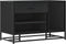 vidaXL - Schoenenbank - 80x40x53,5 - cm - bewerkt - hout - en - metaal - zwart