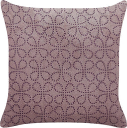 LARKSPUR - Sierkussen - Roze - 45 x 45 cm - Fluweel