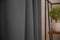 Larson - Luxe effen blackout gordijn - met haken - 1.5m x 2.5m - Donkergrijs