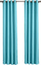 Larson - Luxe effen blackout gordijn - met ringen - 3m x 2.5m - Turquoise