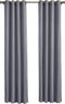 Larson - Luxe hotel blackout gordijn - met ringen - 1.5m x 2.5m - Lichtgrijs