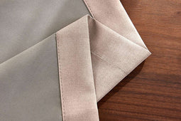 Larson Premium - Gordijnen - 1000% Blackout - 2.8m x 2.7m - Ringen - Taupe