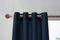 Larson - Velvet Gordijnen - 2.8m x 2.5m - Ringen - Blauw