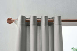 Larson - Velvet Gordijnen - 2.8m x 2.5m - Ringen - Lichtgrijs