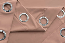 Larson - Velvet Gordijnen - 2.8m x 2.5m - Ringen - Roze