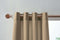 Larson - Velvet Gordijnen - 2.8m x 2.5m - Ringen - Taupe