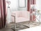 LARVIK - Fauteuil - Roze - Fluweel