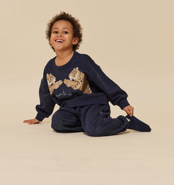 Konges Sløjd Lou Sweatshirt/Trui - Total Eclipse - Maat 4 jaar