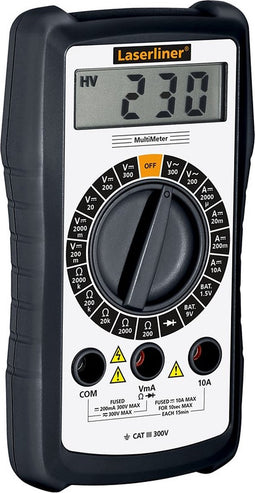 Laserliner MultiMeter - Digitaal - AC/DC 300V & 10A