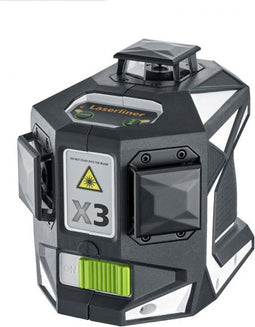 Laserliner X3-Laser Pro Kruislijnlaser incl. wandhouder in L-boxx - 3 lijnen - 30m