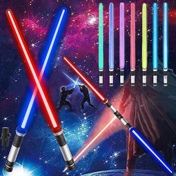 Laserzwaarden - Set van 2 - met Licht en Geluid - 7 Kleuren