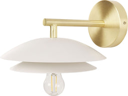 LASOLO - Wandlamp - Wit - Metaal