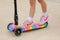 BOLDCUBE Astro Dream - Kinderstep 3 wielen - Verstelbaar 65-89 cm - Regenboogkleur