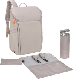 Lässig Luiertas Green Label Slender Up Backpack Rugzak taupe