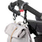 LÄSSIG Luiertas Rolltop Backpack rugzak incl verschoningsmatje grijs