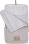 LÄSSIG Luiertas Rolltop Backpack rugzak incl verschoningsmatje grijs