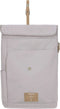 LÄSSIG Luiertas Rolltop Backpack rugzak incl verschoningsmatje grijs