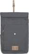 LÄSSIG Luiertas Rolltop Backpack rugzak incl verschoningsmatje antraciet