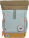 Lässig rugzak voor kinderen Mini Rolltop Backpack - Nature light blue