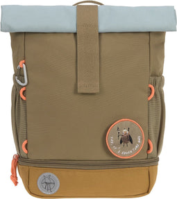 Lässig rugzak voor kinderen Mini Rolltop Backpack - Nature olive