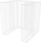 vidaXL - Schanskorf - enkele - vuilnisbak - ombouw - 110x100x120 - cm - staal