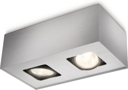 Philips Tempo - Plafondspot - Opbouw - 2 lichts - Aluminium