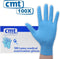 Latex Wegwerp Handschoenen CMT - Blauw - 100 stuks Blauw - Maat L Large