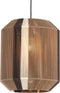 Light & Living Hanglamp Kozana - Donkerbruin - Ø36cm - Modern - Hanglampen Eetkamer, Slaapkamer, Woonkamer