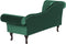 LATTES - Chaise longue - Groen - Linkerzijde - Fluweel