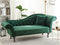 LATTES - Chaise longue - Groen - Rechterzijde - Fluweel