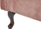 LATTES - Chaise longue - Roze - Rechterzijde - Fluweel