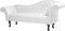 LATTES - Chaise longue - Wit - Rechterzijde - Kunstleer