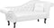 LATTES - Chaise longue - Wit - Rechterzijde - Kunstleer