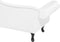 LATTES - Chaise longue - Wit - Rechterzijde - Kunstleer