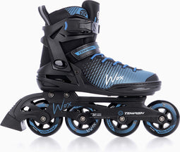 Tempish Wox 84 - Skeelers - 84mm wielen ABEC 7 lagers - Zwart Blauw - Maat 43