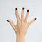 LAUED Nagelstickers - Nail Wraps - 16 Extreem Dunne Nagellak Stickers - Manicure Nail Art Folie - Brown Crystal