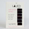 LAUED Nagelstickers - Nail Wraps - 16 Extreem Dunne Nagellak Stickers - Manicure Nail Art Folie - Brown Crystal