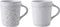 Laura Ashley Artisan Collectables Mokken set van 2 - Koffiemok - Theemok - 35 cl.