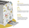 Laura Ashley Broodrooster – Broodrooster Met Opwarmgrill – Broodrooster Retro – Extra Brede Sleuven – Geschikt voor 2 Sneden – Uniek Design