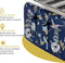 Laura Ashley Dubbele Broodrooster – Broodrooster Met Opwarmgrill – Broodrooster Retro – Extra Brede Sleuven – Geschikt voor 4 Sneden – Uniek Design