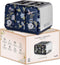 Laura Ashley Dubbele Broodrooster – Broodrooster Met Opwarmgrill – Broodrooster Retro – Extra Brede Sleuven – Geschikt voor 4 Sneden – Uniek Design