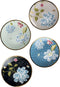 Laura Ashley Giftset 4 Petit Four bordjes - 12 cm Assorti - Gouden rand